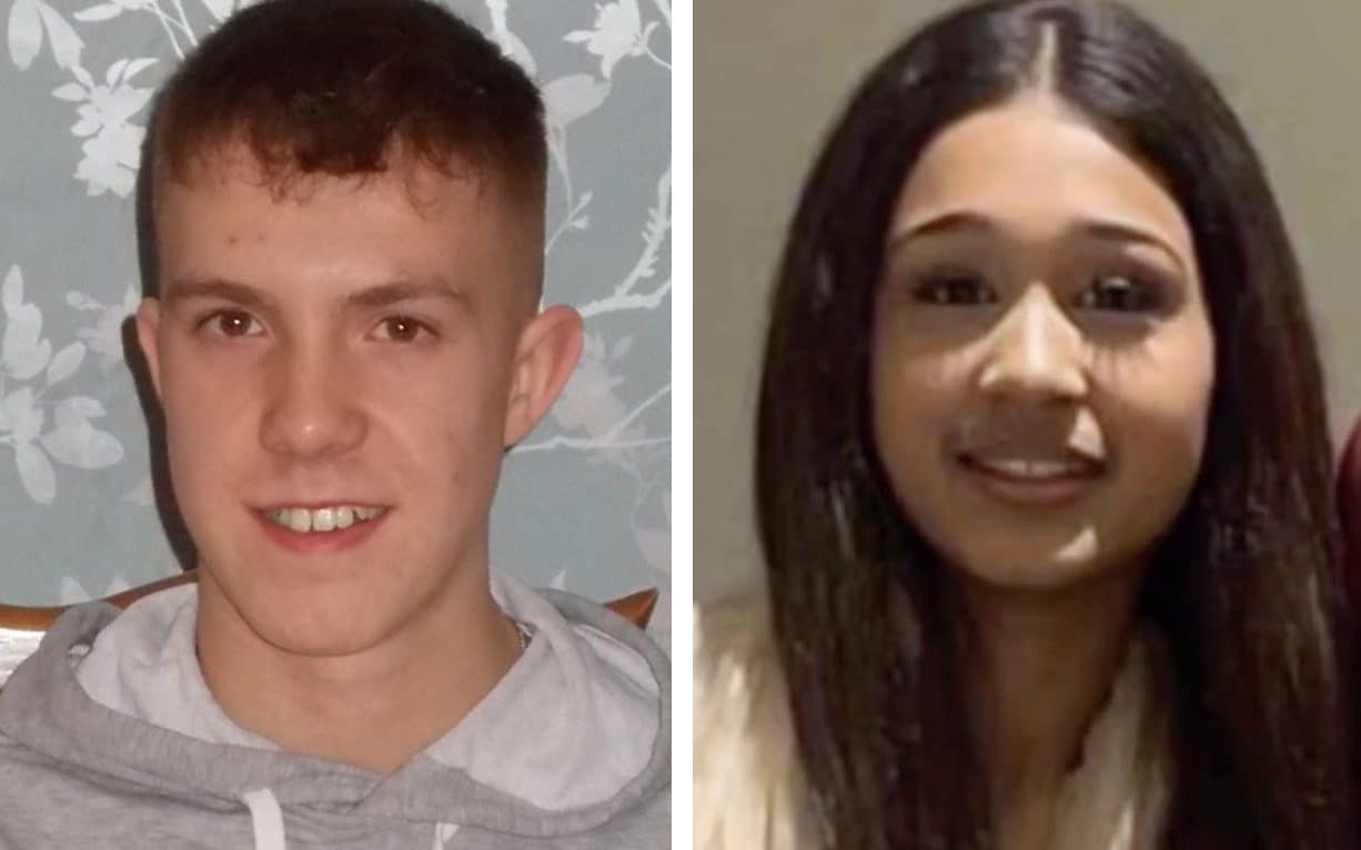 Joe Abbess, 17 and 12-year-old Sunnah Summayah Khan who both died in the tragedy - Facebook/Dorset Police