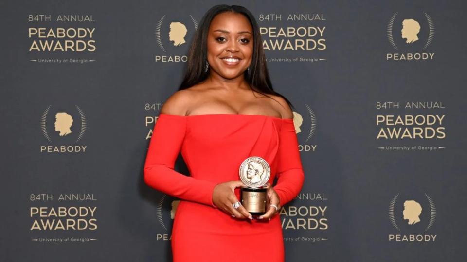 Quinta Brunson at the 84th Annual Peabody Awards (Photo by Charley Gallay/Getty Images for Peabody Awards)
