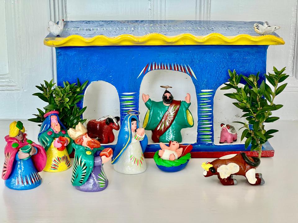 A nativity scene from Central America