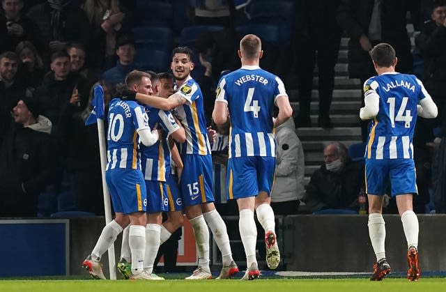 Brighton celebrate