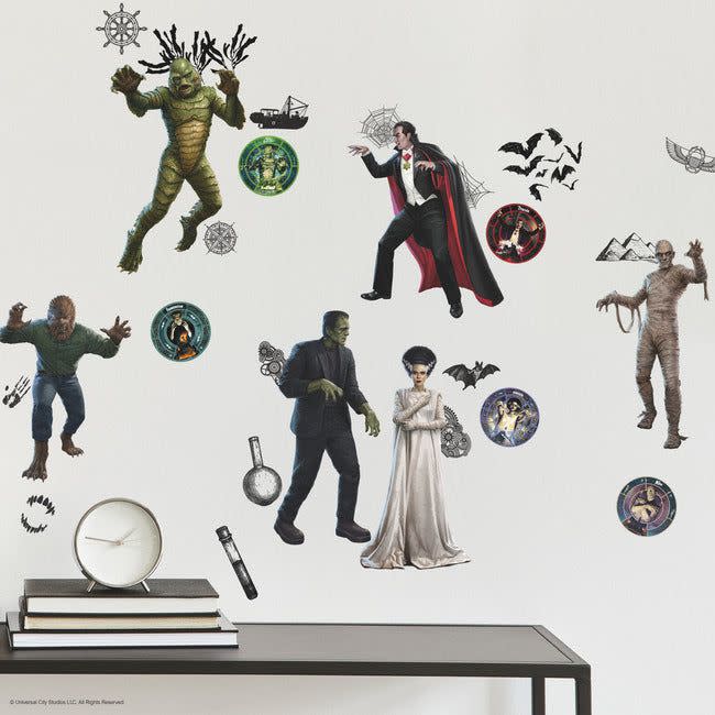 Classic Monsters Peel & Stick Wall Decals