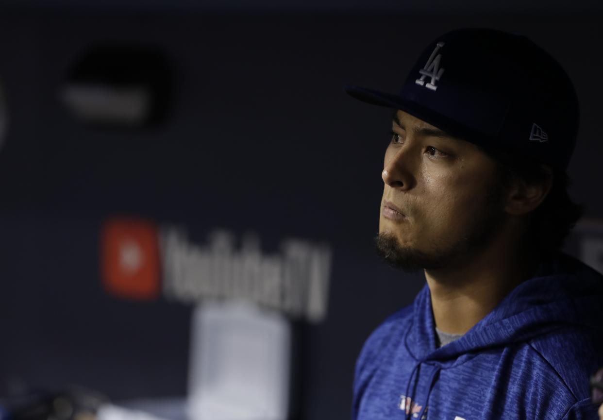 Yu Darvish didn’t have any success against the Astros in the World Series, and now we know why. (AP Photo)