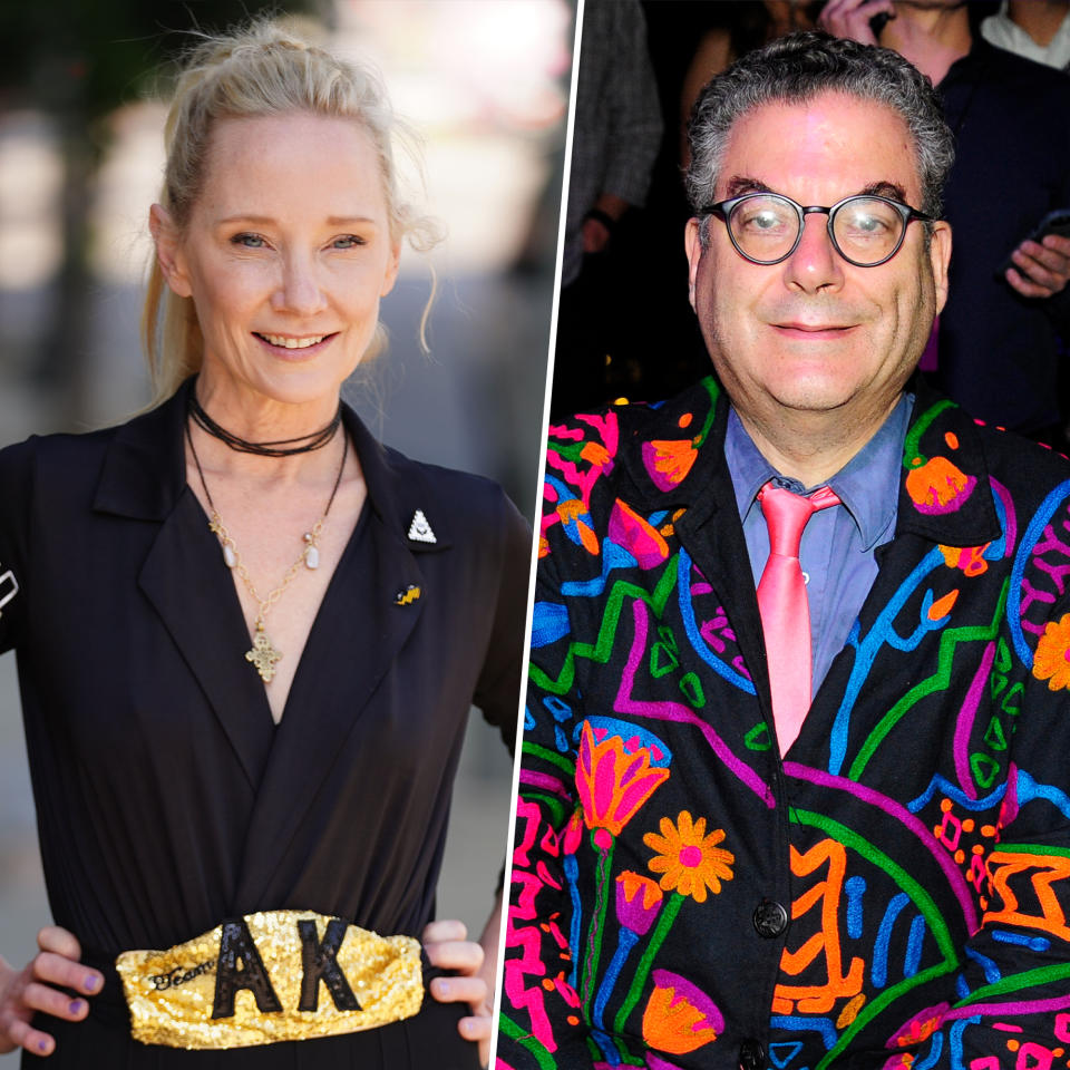 Anne Heche and Michael Musto. (Getty Images)