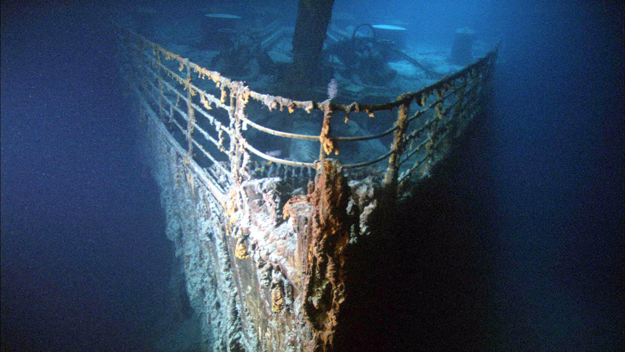 Titanic wreckage. (Alamy Stock Photo)