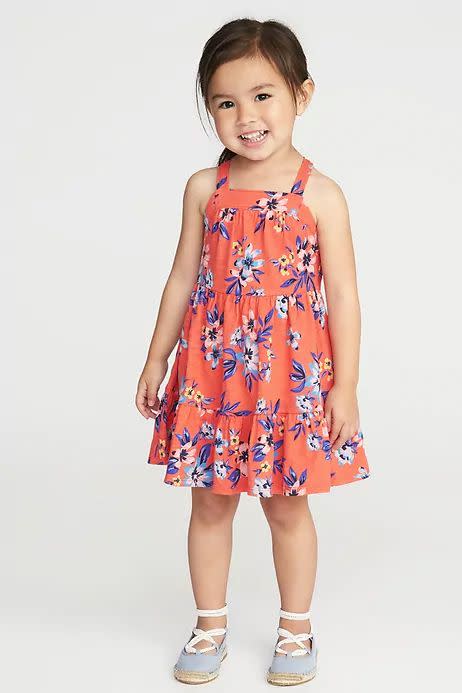 2) Tiered Slub-Knit Sundress for Toddler Girls