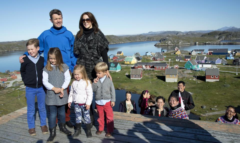 <p>The royal family during a visit to Greenland in 2014.</p>