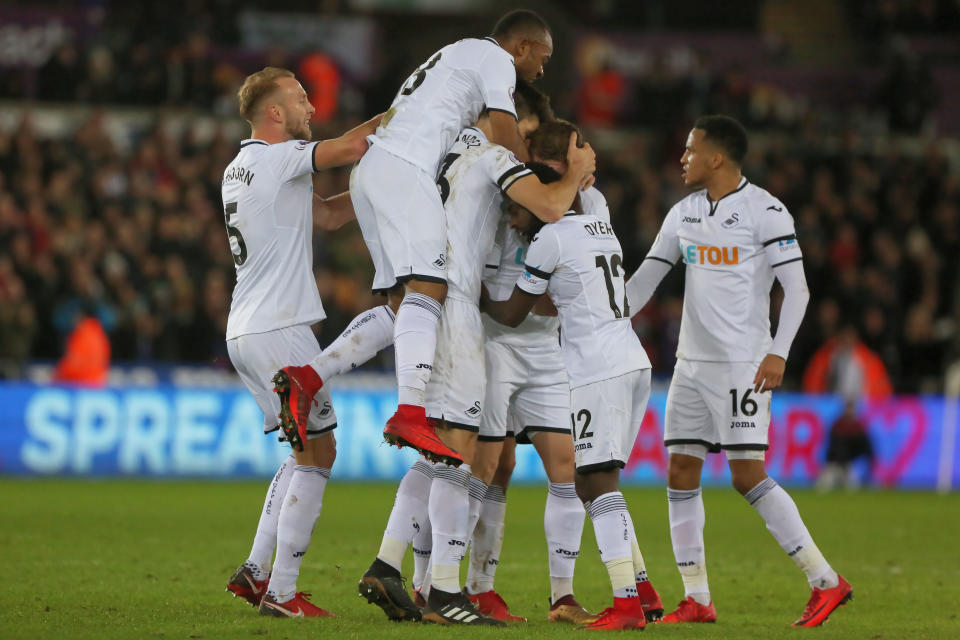 Finally, something to celebrate for Swansea City