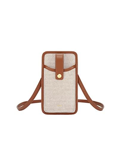 6) Aylin Canvas Cell Phone Crossbody Bag