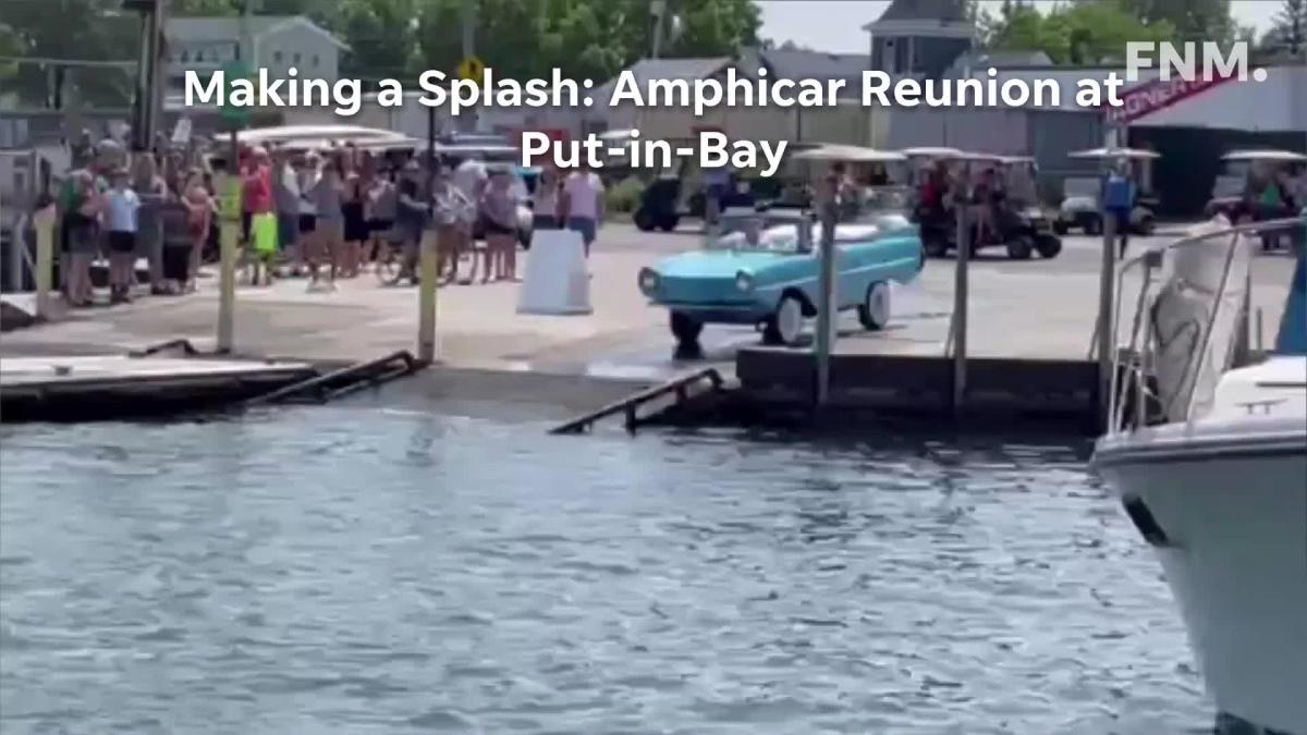 Amphicars at PutinBay