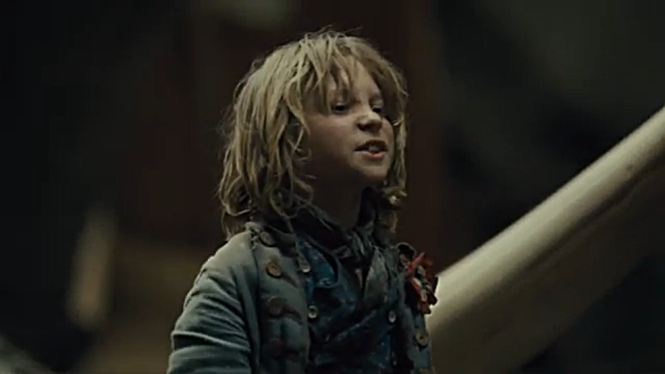 Daniel Huttlestone in Les Miserables.