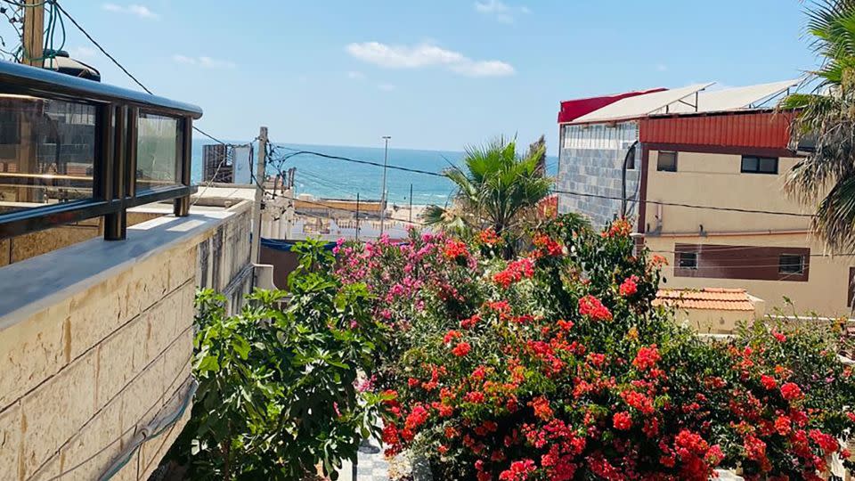 A view of the Saqallah family compound before the strike. - Courtesy Tariq Hamouda