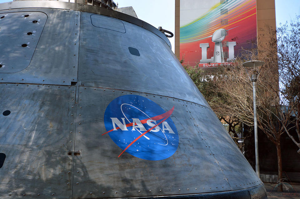 Next Drop, Mars: Super Bowl Fans Lift Off to Space on NASA 'Future Flight' Ride