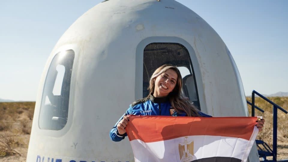 Sabry hopes more women from Egypt and Africa will enter the space industry. - Blue Origin