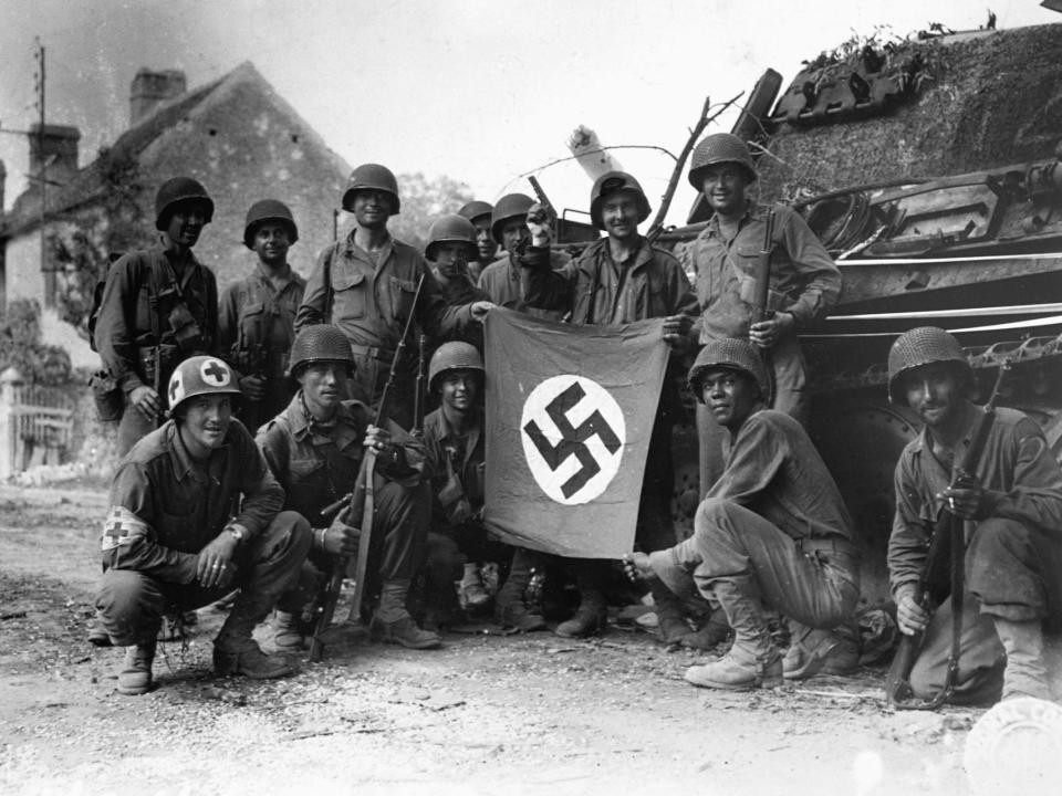 African-American Black soldiers World War II Nazi