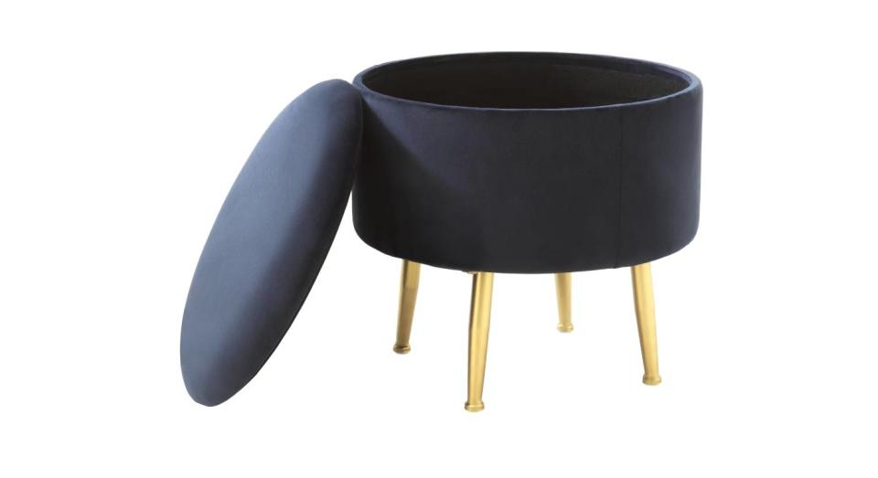 Velvet Footstool (Argos)