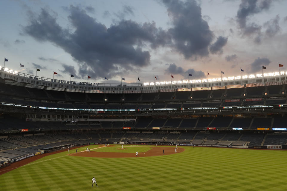 A view of Yankee Stadium.