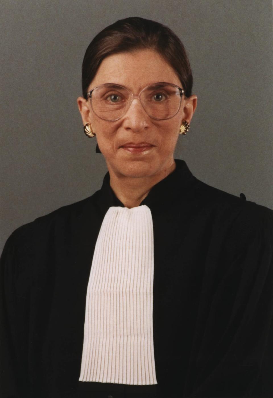 <div class="inline-image__caption"><p>Ruth Bader Ginsburg in her early days on the Supreme Court. She was confirmed as a justice by an astounding bipartisan majority, with a 96-3 vote in the Senate.</p></div> <div class="inline-image__credit">Getty Images</div>