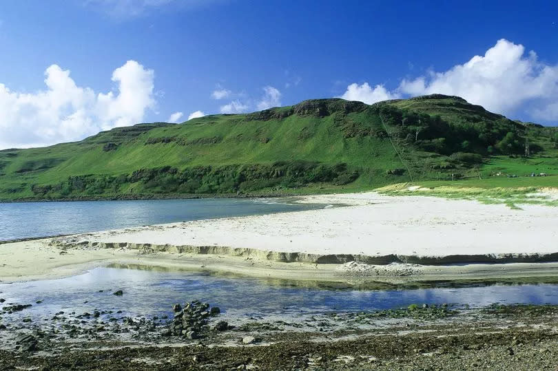 Calgary Bay is one of Mull's best known locations