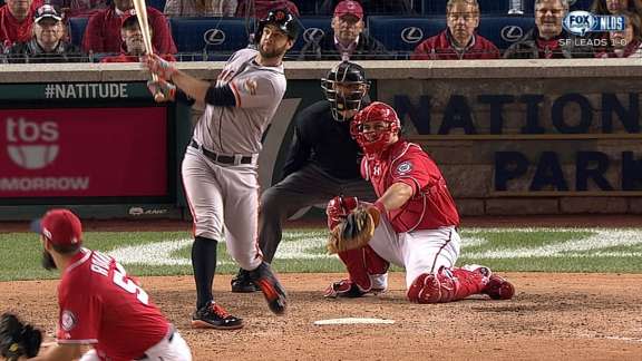 MLB playoffs: Giants take Game 1 from Nationals