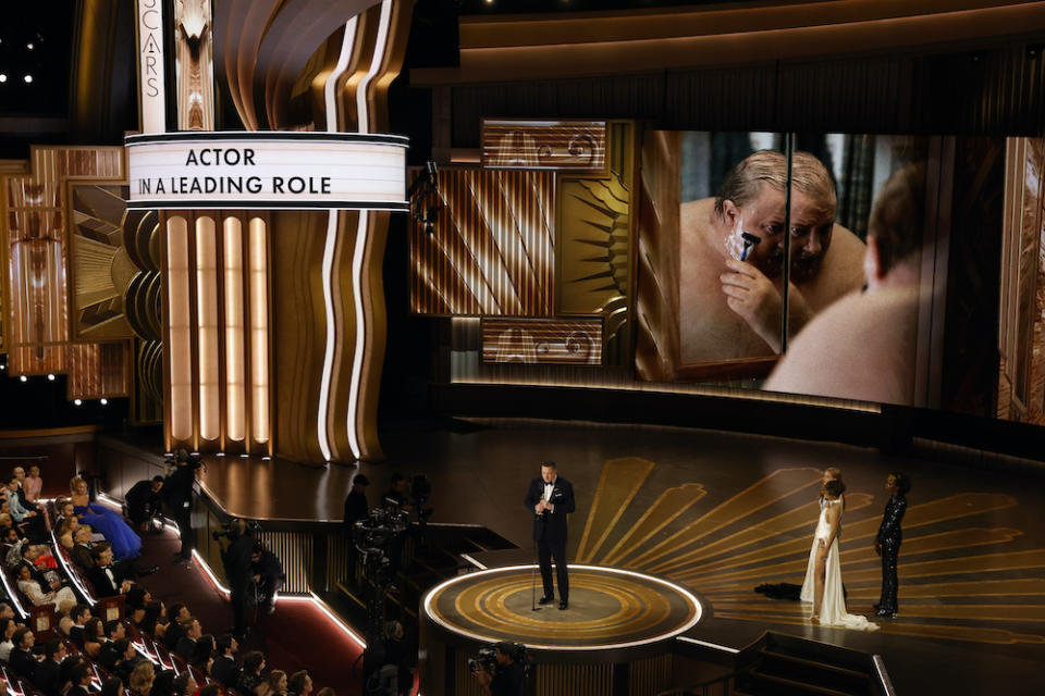 Brendan Fraser at the 2023 Oscars - Credit: ABC