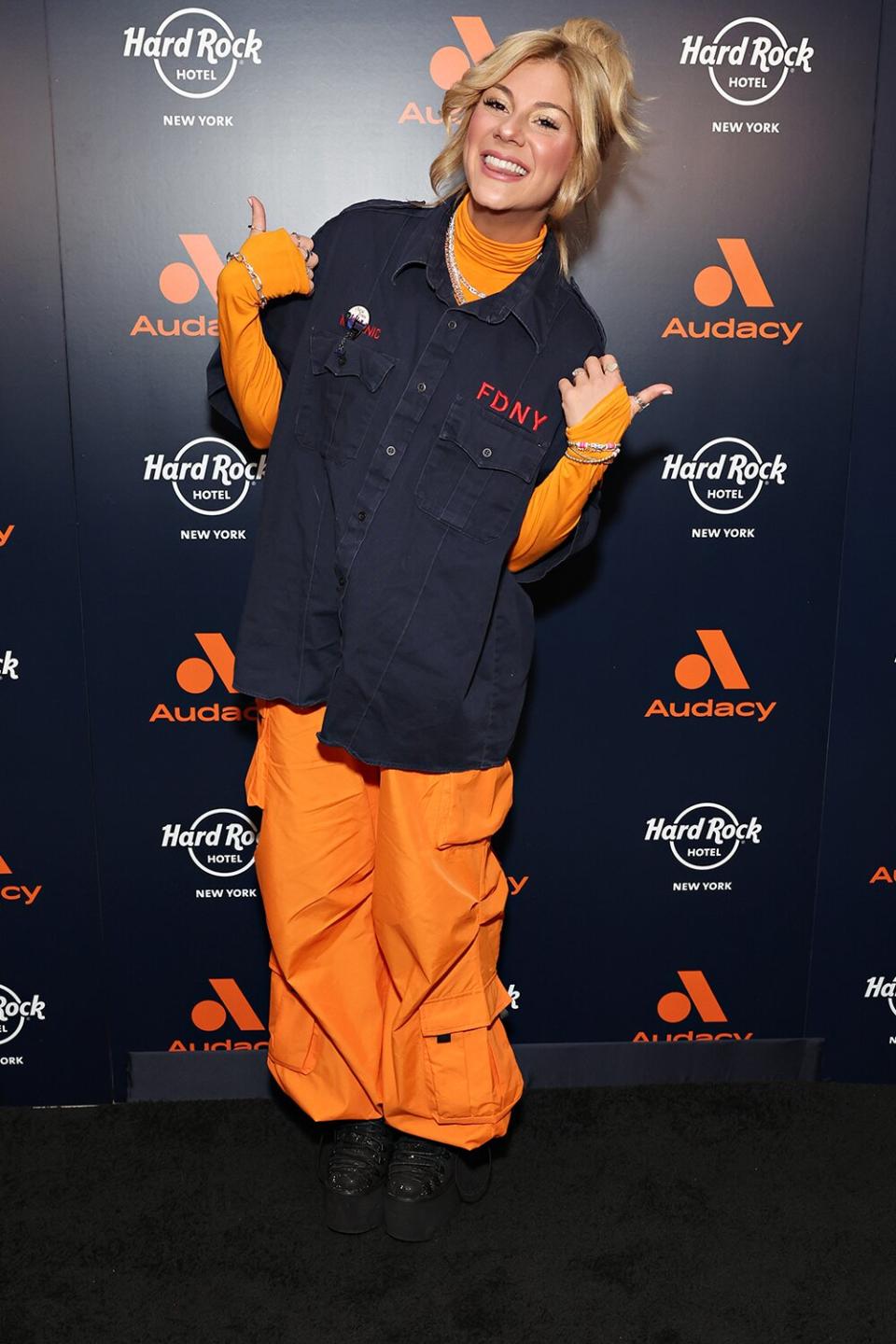 Jax attends as Audacy hosts "Leading Ladies" in celebration of International Women's Day at Hard Rock Hotel New York on March 08, 2023 in New York City.