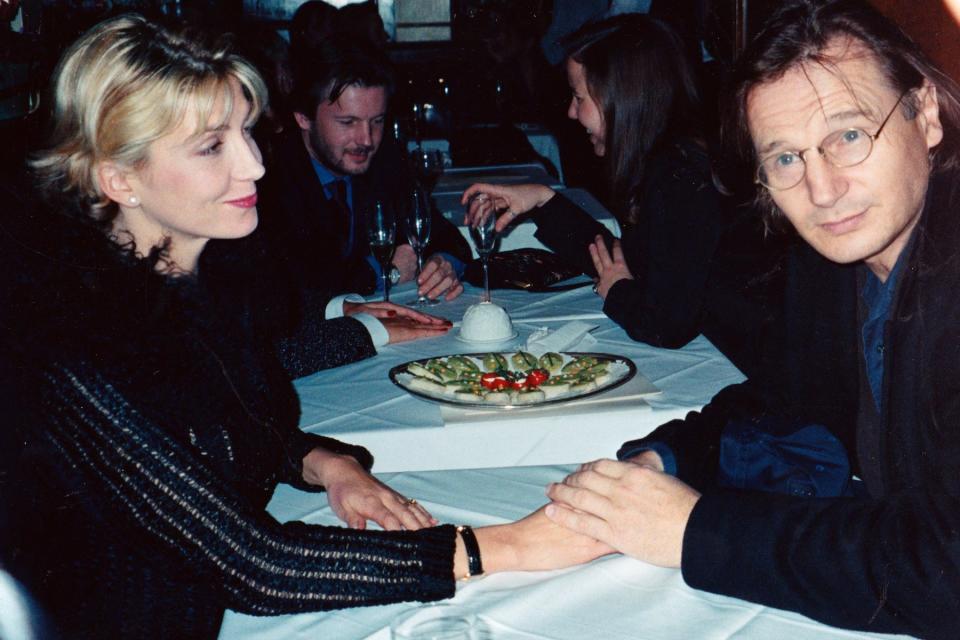 Natasha Richardson and Liam Neeson on a date in New York City in 1997.