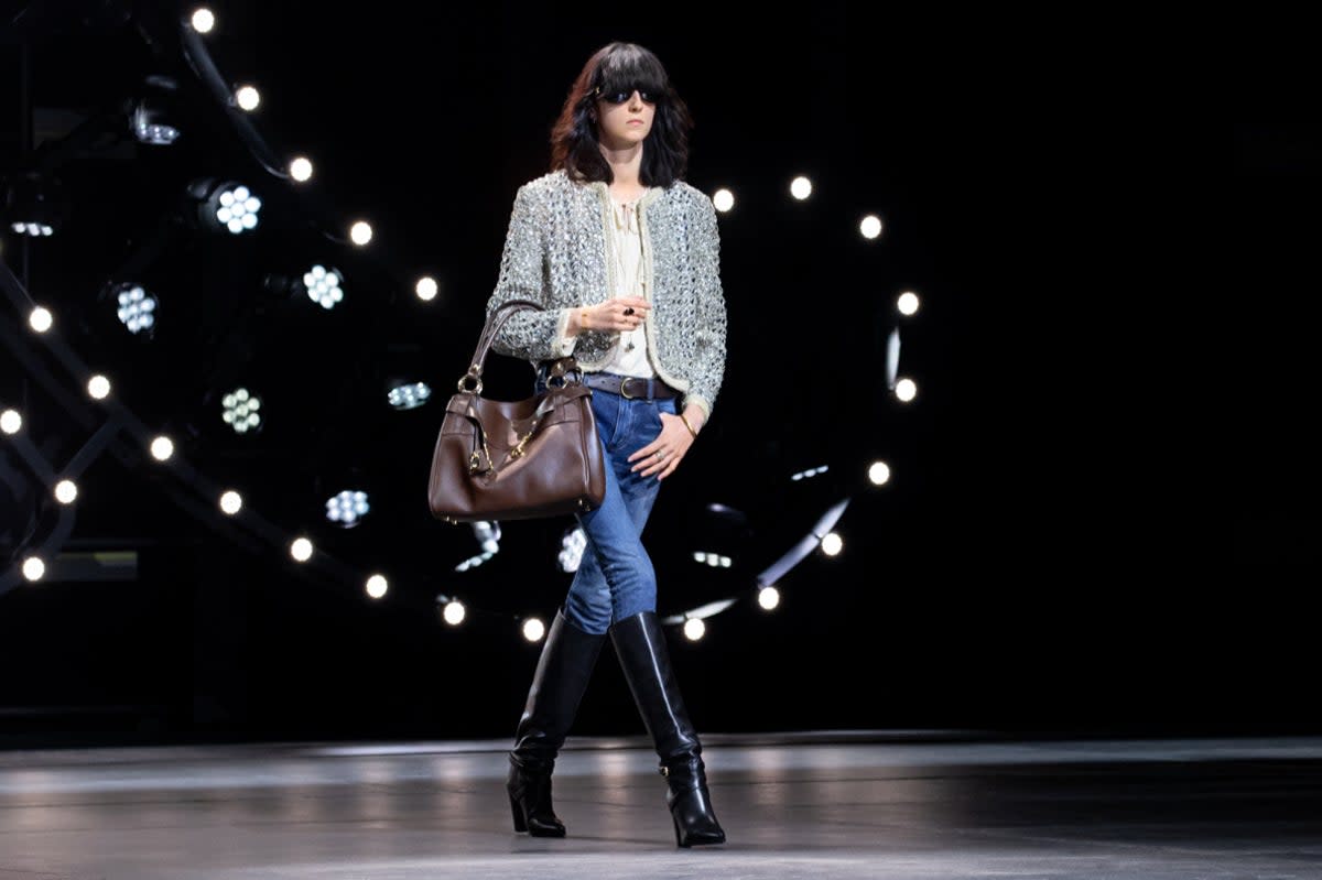 Hedi Slimane has heralded the return of skinny jeans  (Celine)