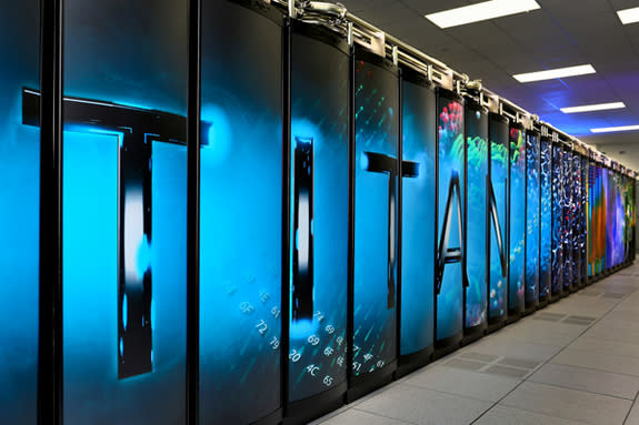 The Department of Energy’s Titan Supercomputer.