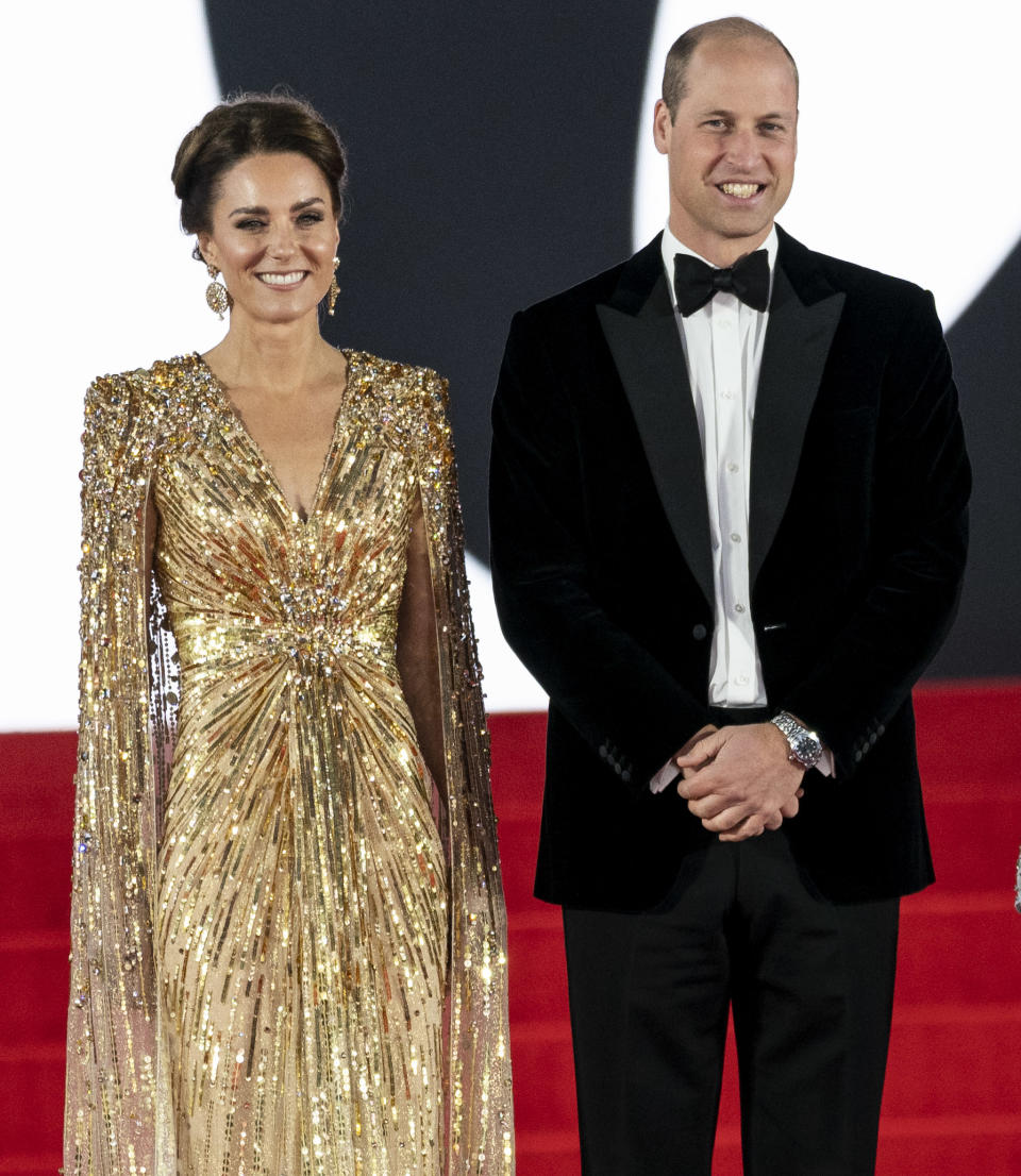 Catherine, Duchess of Cambridge and Prince William, Duke of Cambridge attend the 