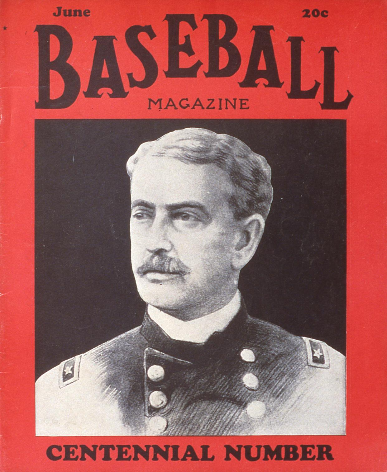 Baseball Magazine features an illustration of General Abner Doubleday