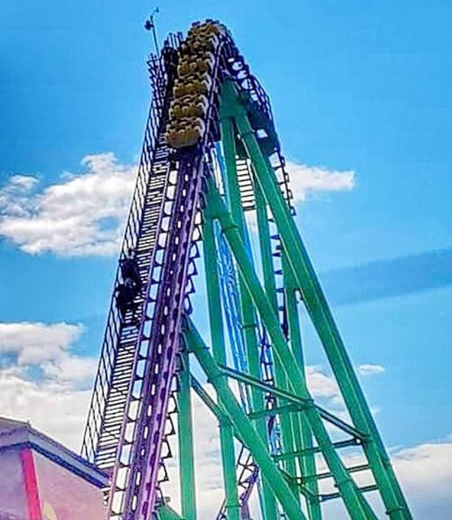 Roller Coaster Traps Riders 150 Feet in the Air for Over an Hour