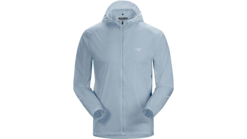 This amazing hoodie will keep you dry and cool on a nice run.