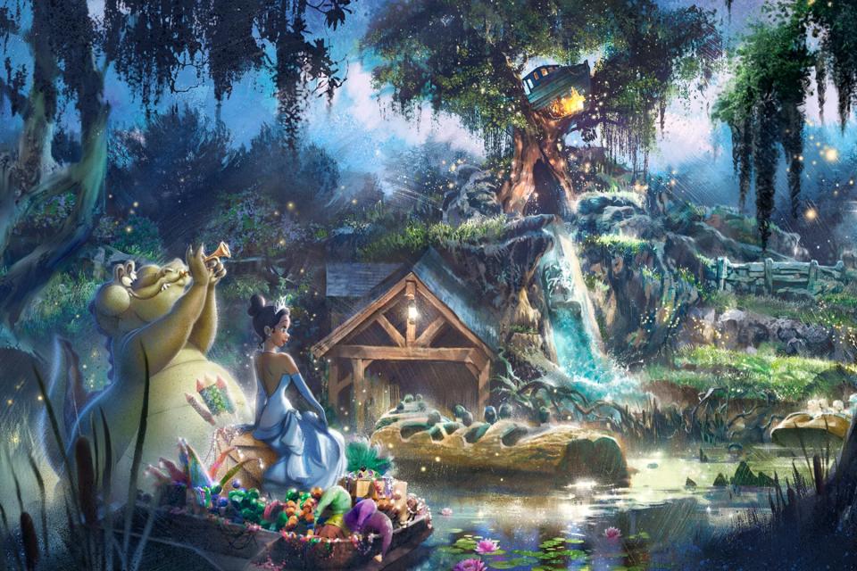 Princess and the Frog Attraction Rendering