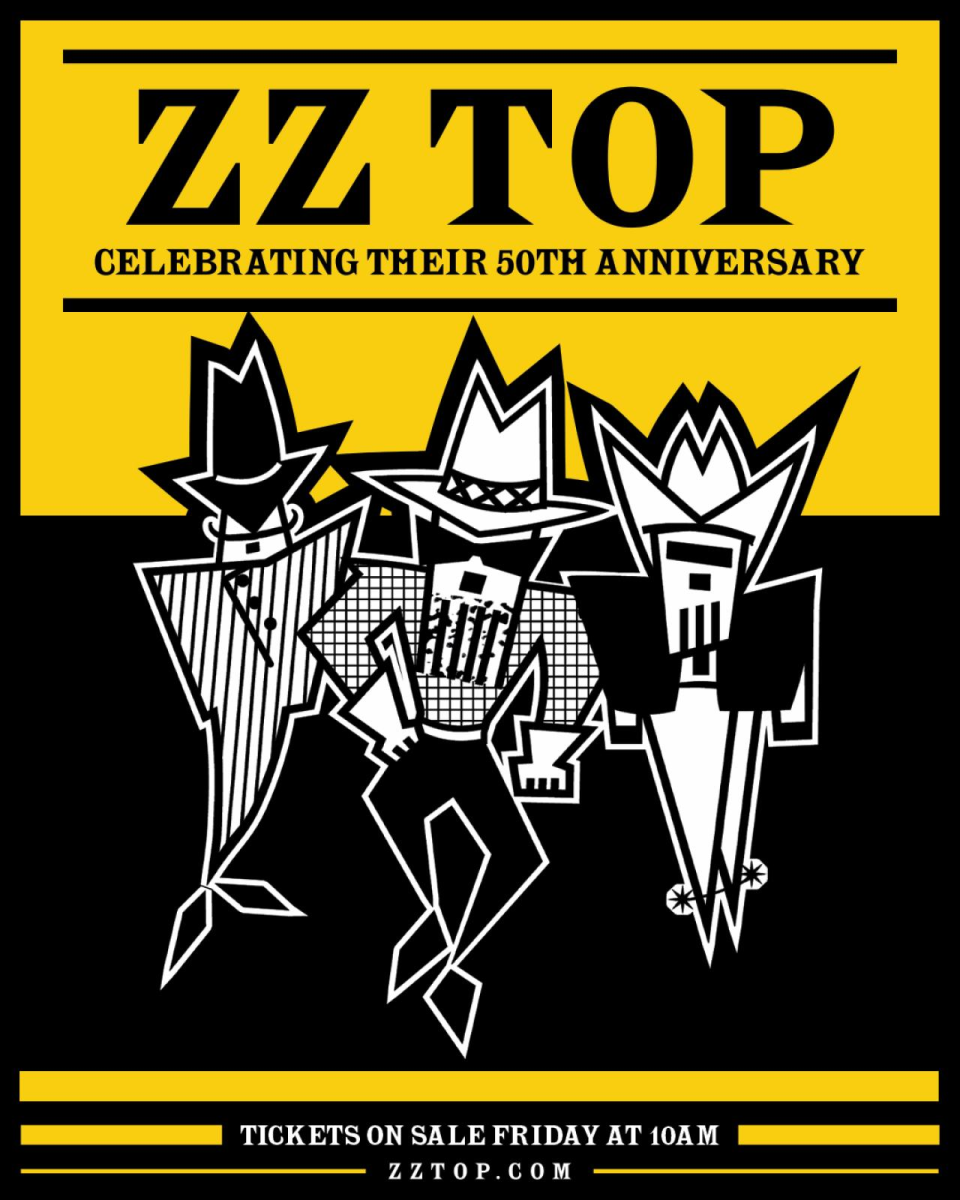 ZZ Top tour poster