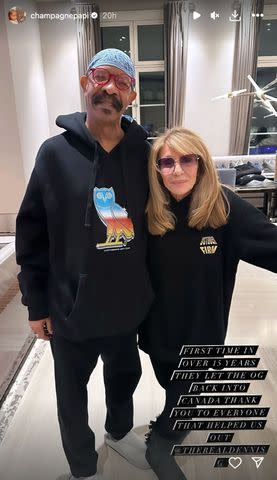 <p>Drake/ Instagram</p> Drake's parents on Instagram