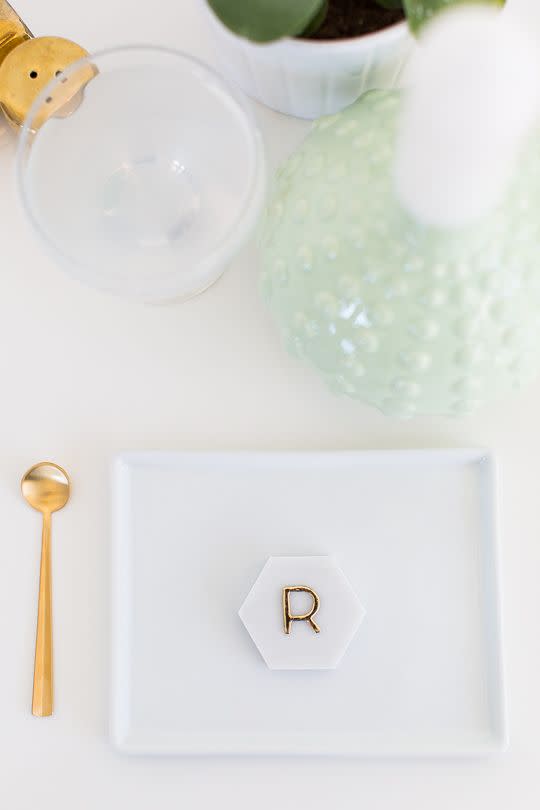 Marble Place Card