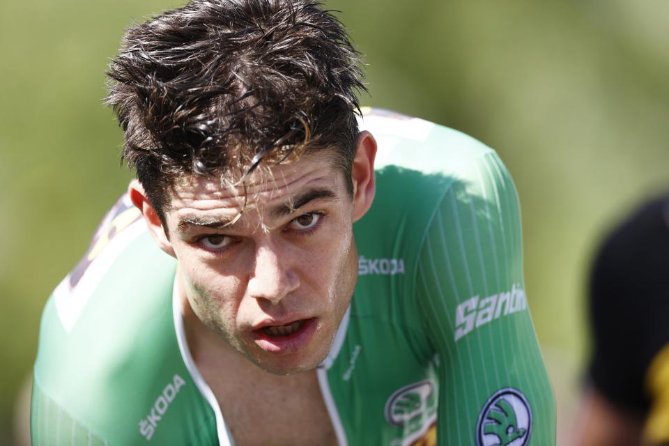 Wout van Aert wins stage 20 (EPA)