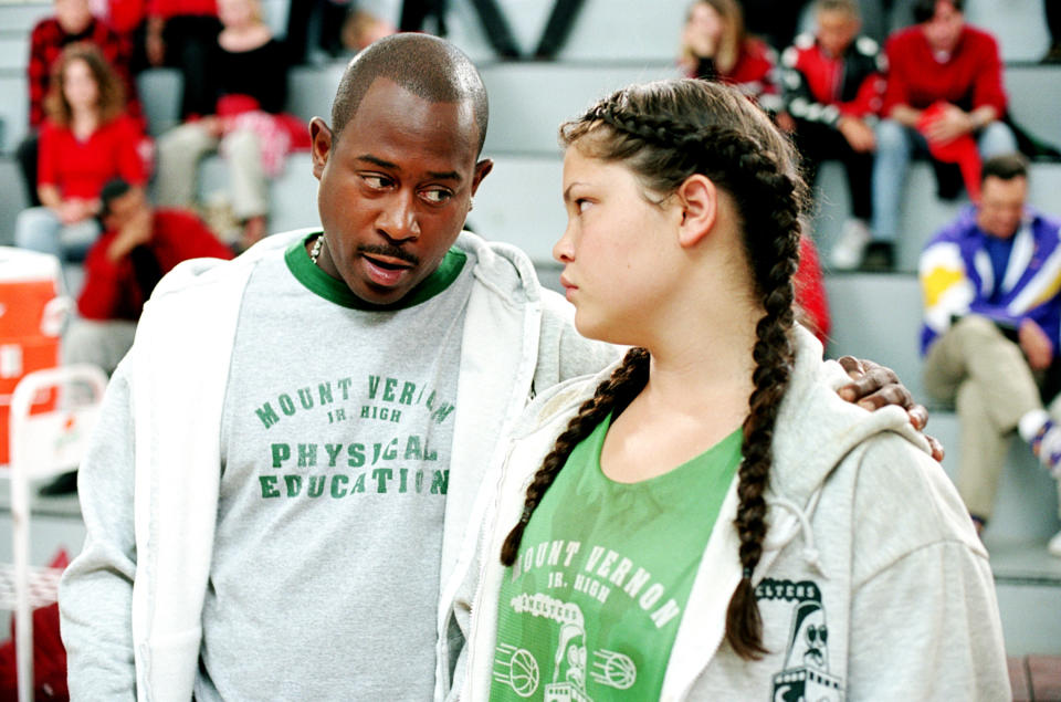 Correa-McMullen in a scene with Martin Lawrence in a gymnasium