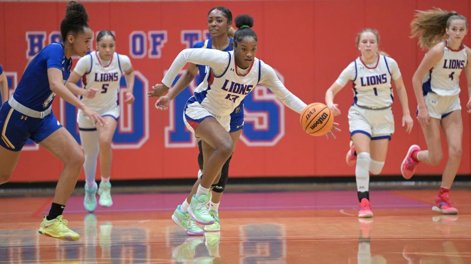 King's Academy girls basketball defeated Cardinal Newman on Feb. 3, 2023 to secure a district championship and automatic state tournament bid.