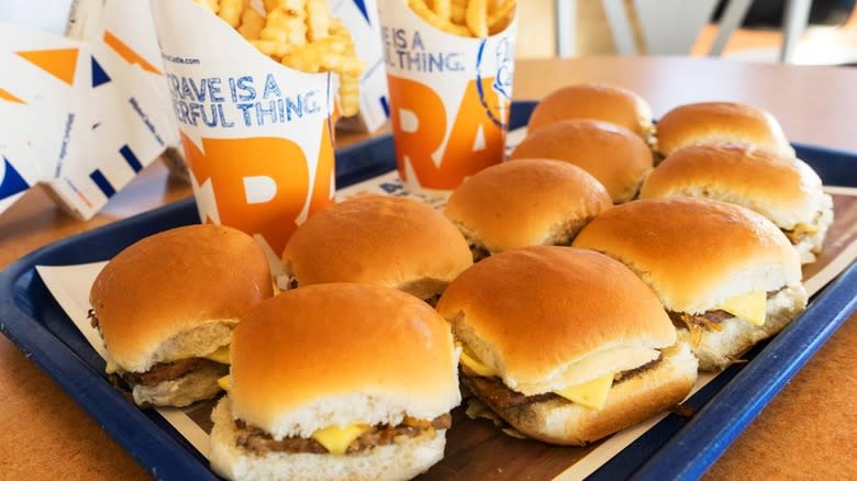 White Castle sliders 