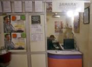 Awdesh Sonia, an agent who used to collect money from investors on behalf of Sahara, works inside his small office in Mumbai, June 16, 2015. REUTERS/Shailesh Andrade/Files