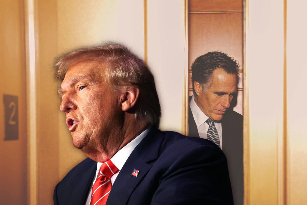 Donald Trump; Mitt Romney Photo illustration by Salon/Getty Images