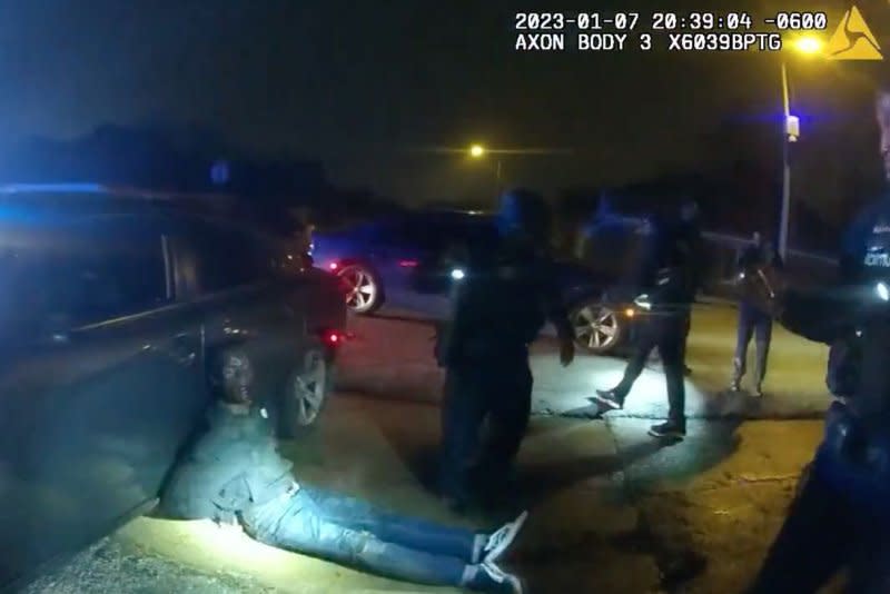 A federal grand jury on Tuesday indicted five former Memphis, Tenn., police officers on civil-rights violations related to the January beating death of motorist Tyre Nichols (pictured by police body camera before his death). File Photo courtesy of City of Memphis