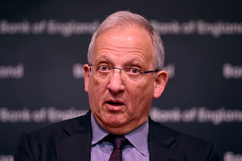 Deputy Governor of the Bank of England Jon Cunliffe holds a news conference in London
