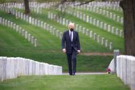 U.S. President Biden visits Section 60 of Arlington National Cemetery in Arlington, Virginia