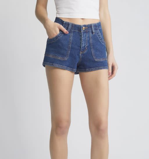 PTCL Mid Rise Denim Shorts