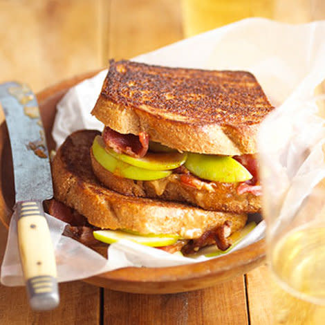 Peanut Butter and Apple Bacon Sandwich