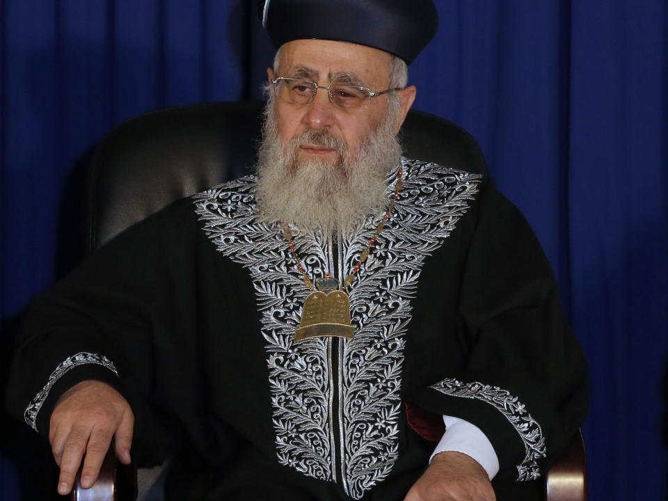 Israeli chief rabbi calls black people 'monkeys'