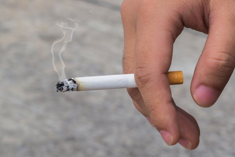 <span class="caption">Scientists once wondered whether smoking caused cancer or cancer caused smoking.</span> <span class="attribution"><a class="link " href="https://www.shutterstock.com/download/confirm/385536277?src=WfpG6pRirKj_t48Wv5x3Ig-1-2&size=medium_jpg" rel="nofollow noopener" target="_blank" data-ylk="slk:phonrat/Shutterstock;elm:context_link;itc:0;sec:content-canvas">phonrat/Shutterstock</a></span>