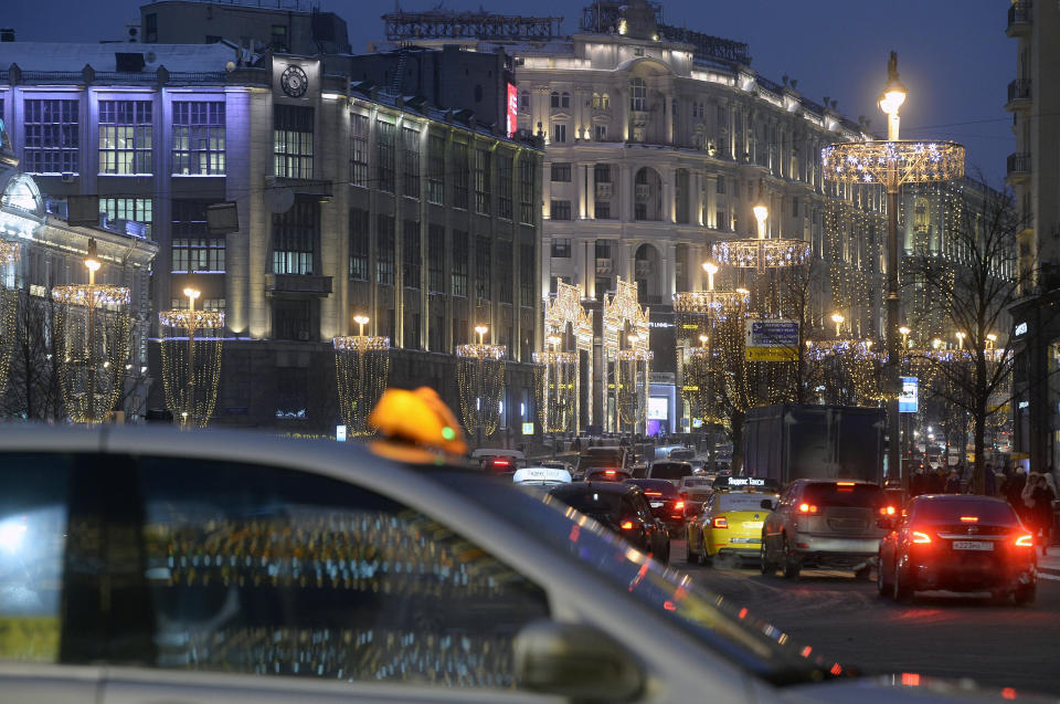 The Russian capital, Moscow. Photo: Kommersant Photo Agency/SIPA USA/PA Images